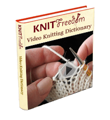 Cover image of the downloadable video knitting dictionary
