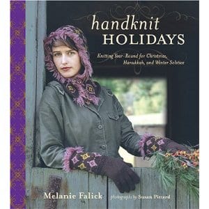 handknit holidays book cover