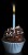 Cute Chocolate Cupcake with One Candle