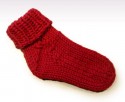 Toe-Up Baby Sock
