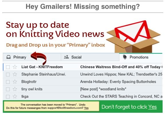 Gmail tabs warning 