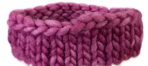 Regular Round-Knitting Bind-Off Showing Ugly Edge