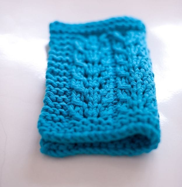"Poplar" lace dishcloth by Julia Stanfield – A very easy lace pattern