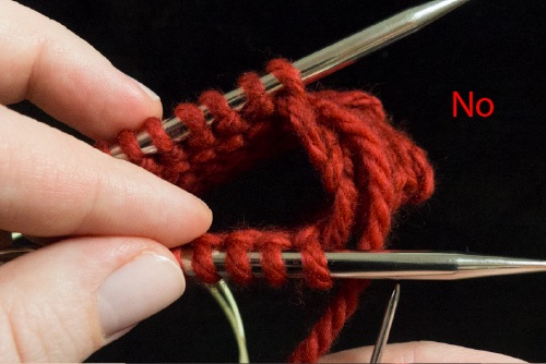 Kitchener Stitch Tips 5 If you keep them far apart it will make it difficult to get the tension right 1
