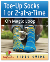 Toe Up Socks 1 or 2 at a Time on Magic Loop - Video Class
