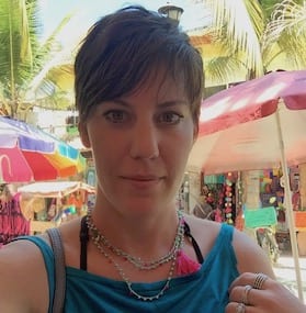Liat Gat on the streets of Sayulita, Mexico in 2017