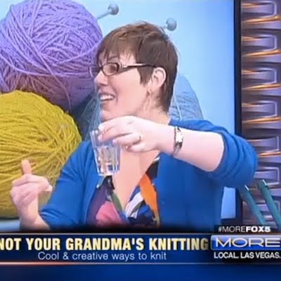 “More” Fox5 Las Vegas TV Appearance – 3 Ways Knitting Can Save Your Life