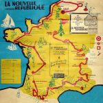 1960 Tour de France map