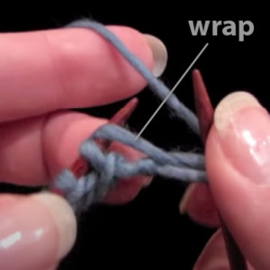 Brioche wrap glossary term upcoming stitch