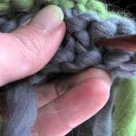 the trick to counting rows on garter stitch
