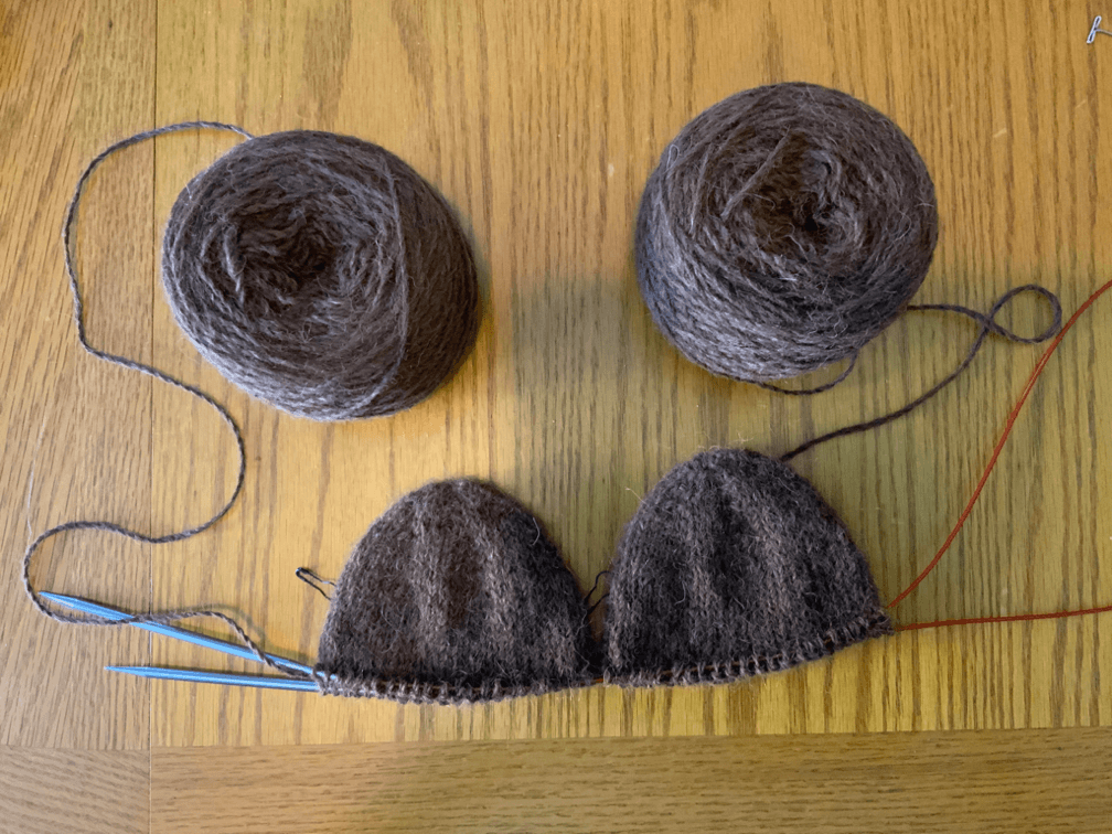 Gilles' toe-up, two-at-a-time socks - Toes Done