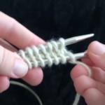 Knitting into JMCO Bottom NeedleBack Needle