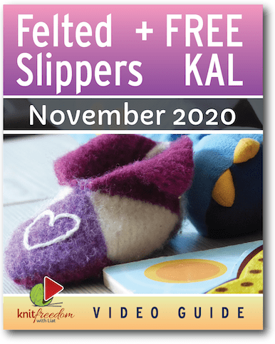 Felted Slippers Class KAL November 2020 sm