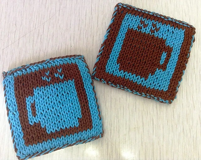 HotCuppa Double Knit Coasters