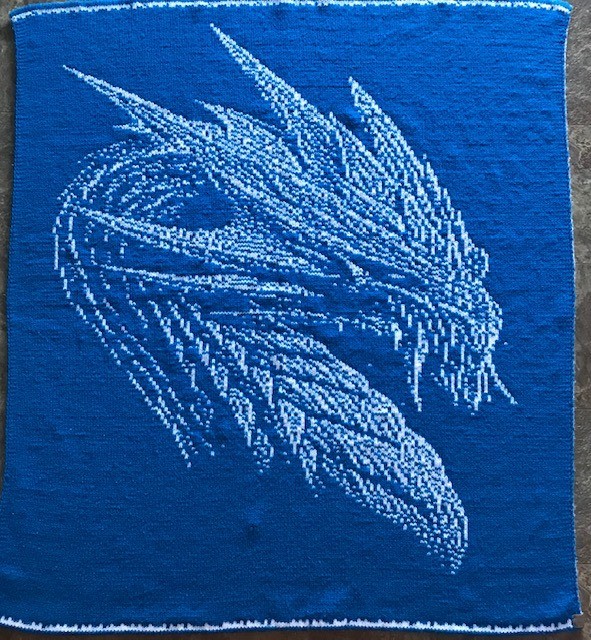 Deb Dav double knit dragon front
