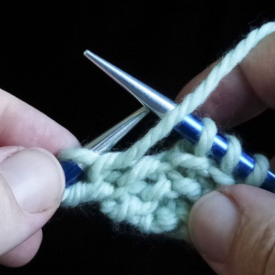 Knit Backwards Step 16