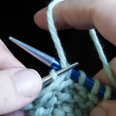 Knit Backwards Step 19