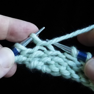 Knit Backwards Step 23