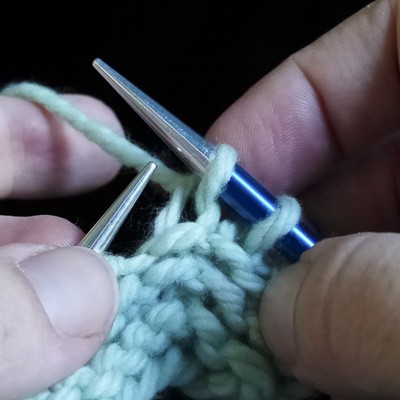 Knit Backwards Step 27