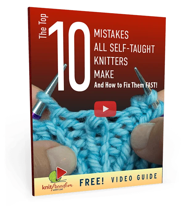 Top Ten 10 Mistakes All Self Taught Knitters Make 3D Book Cover 10 2 21 fully transparent 5 cropped mid 2